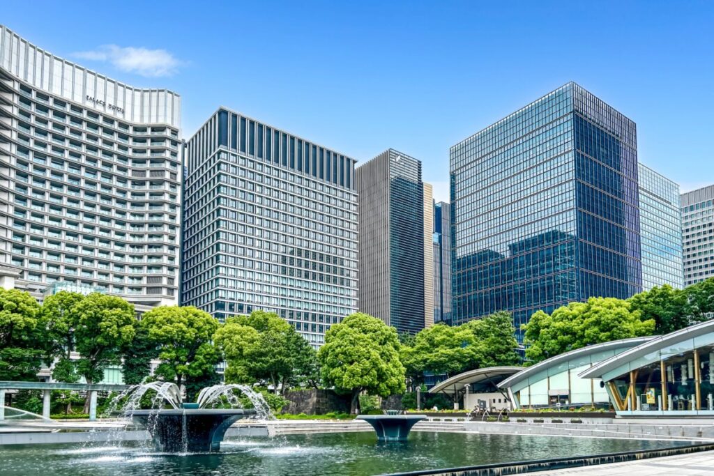 Marunouchi office district near Tokyo Station