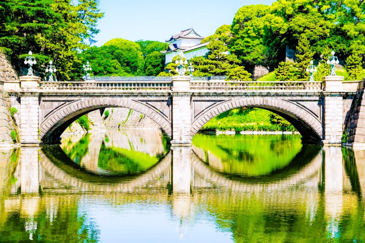 Nijubashi Bridge at Tokyo Imperial Palace main entrance