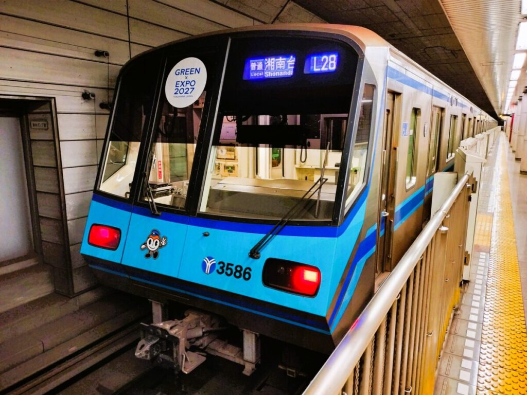 Yokohama Blue Line subway train