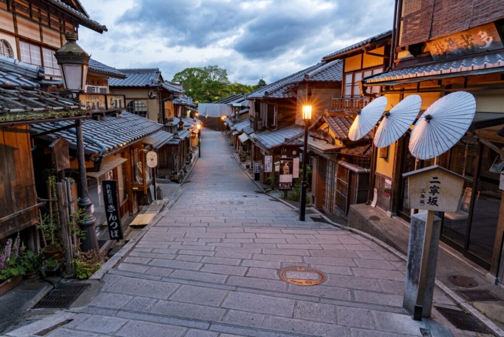 Scenic Approach Path to Kiyomizu-dera Temple in Higashiyama