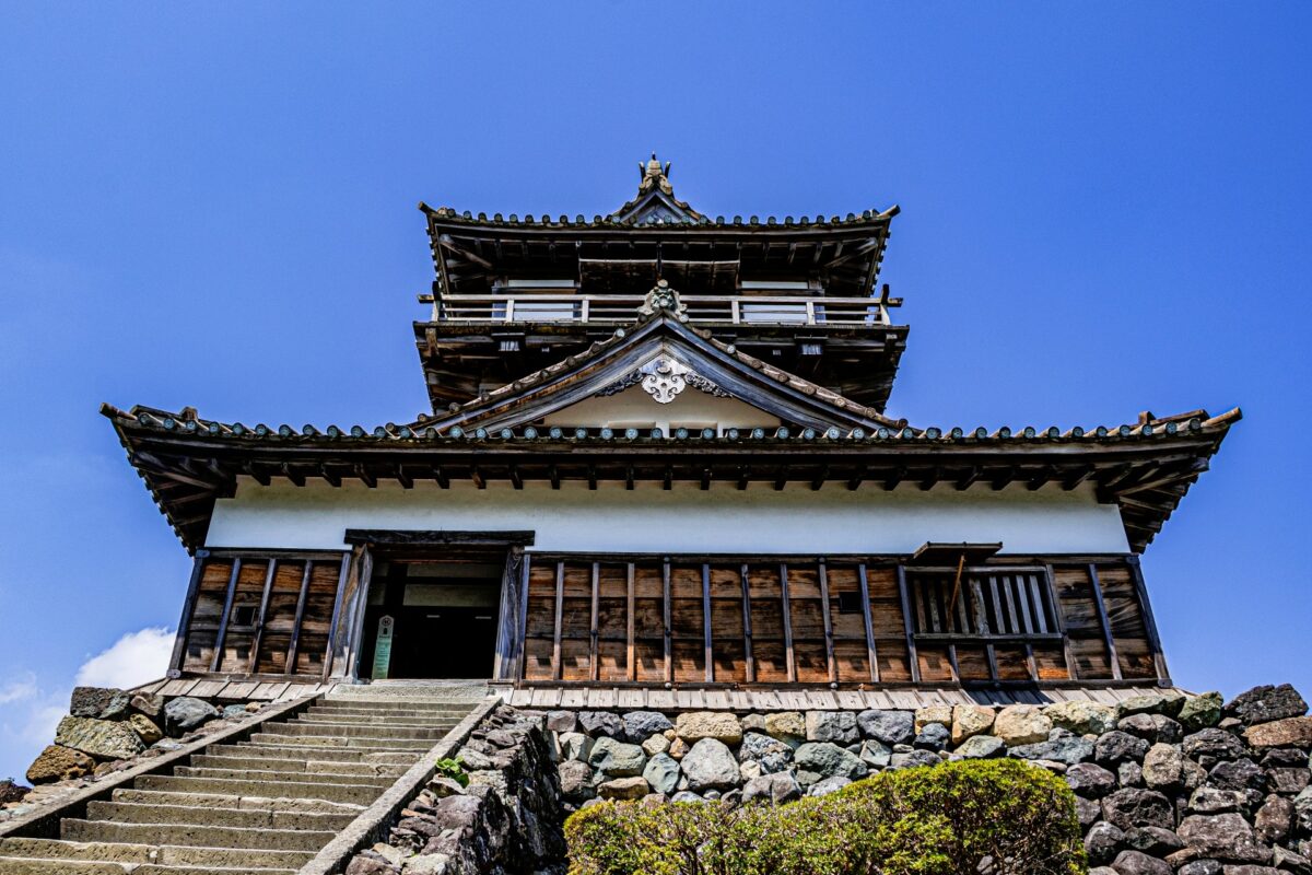 Maruoka Castle, one of Japan’s oldest surviving castles with traditional wooden architecture