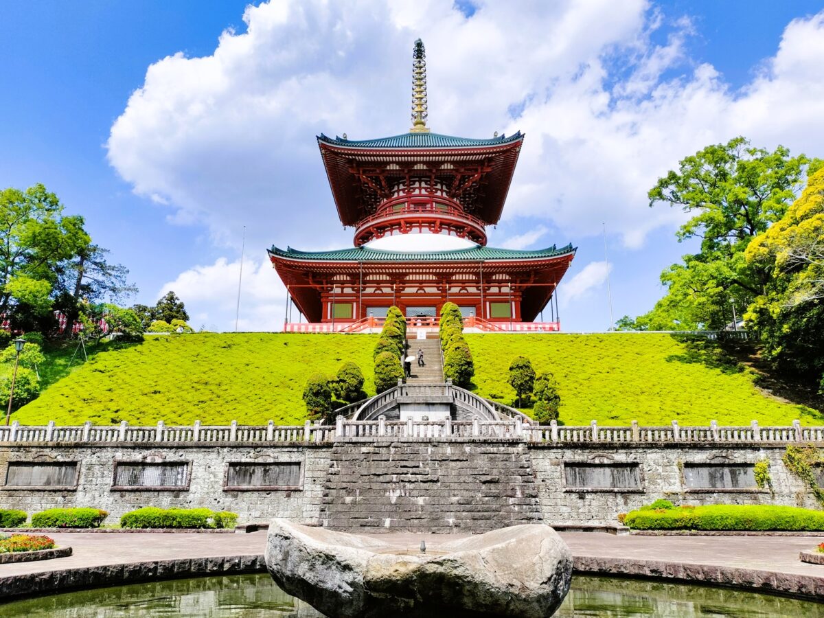 Great Pagoda of Peace at Naritasan Shinshoji Temple in Narita, Japan