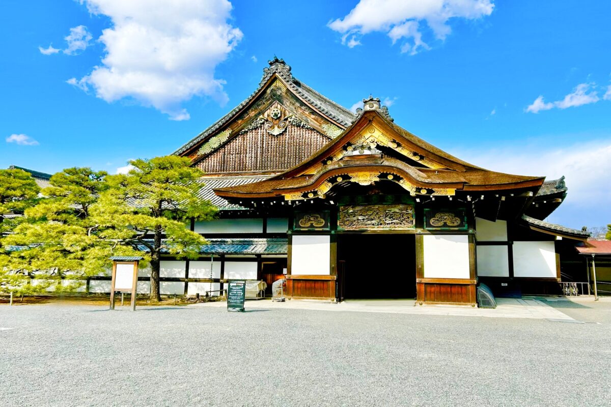 Nijo Castle in Kyoto Japan, UNESCO World Heritage Site and historic shogun residence